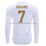Camisetas De Futbol Baratas Real Madrid Eden Hazard 7 Primera Equipación Manga Larga 2019-20..